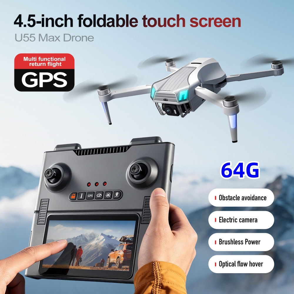 NCZOBOE U55 Profesional GPS Dr - đánh giá và giá Drone Gimbal 2 Axis