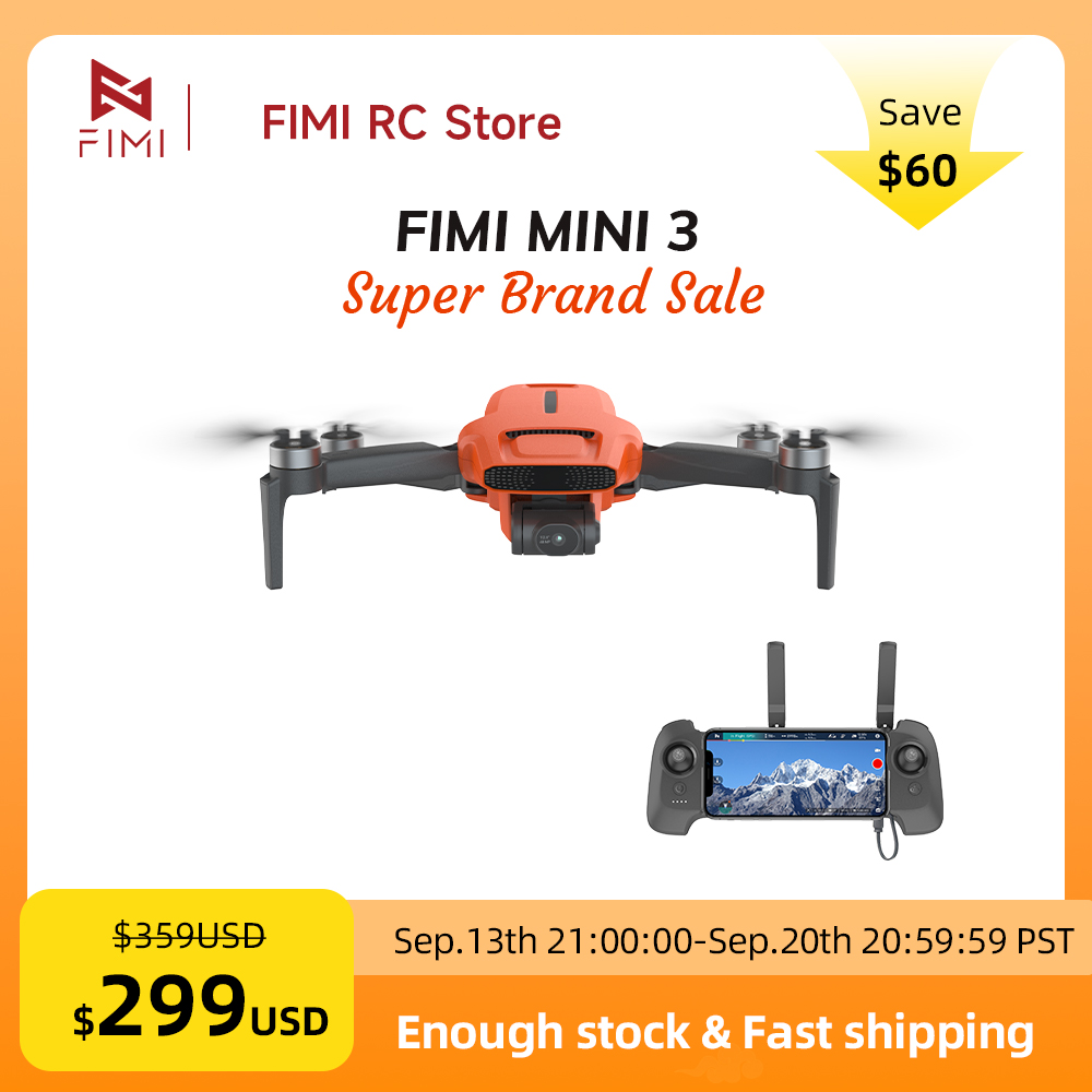 FIMI MINI 3 Camere Drone 4K 60 - đánh giá và giá Drone Gimbal Case